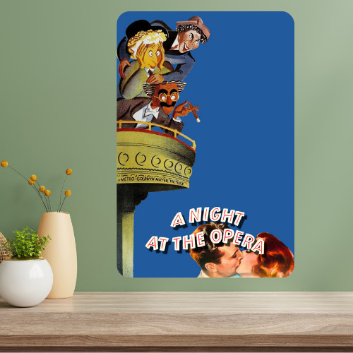 A Night at the Opera Classic Movie Metal Poster Sign
