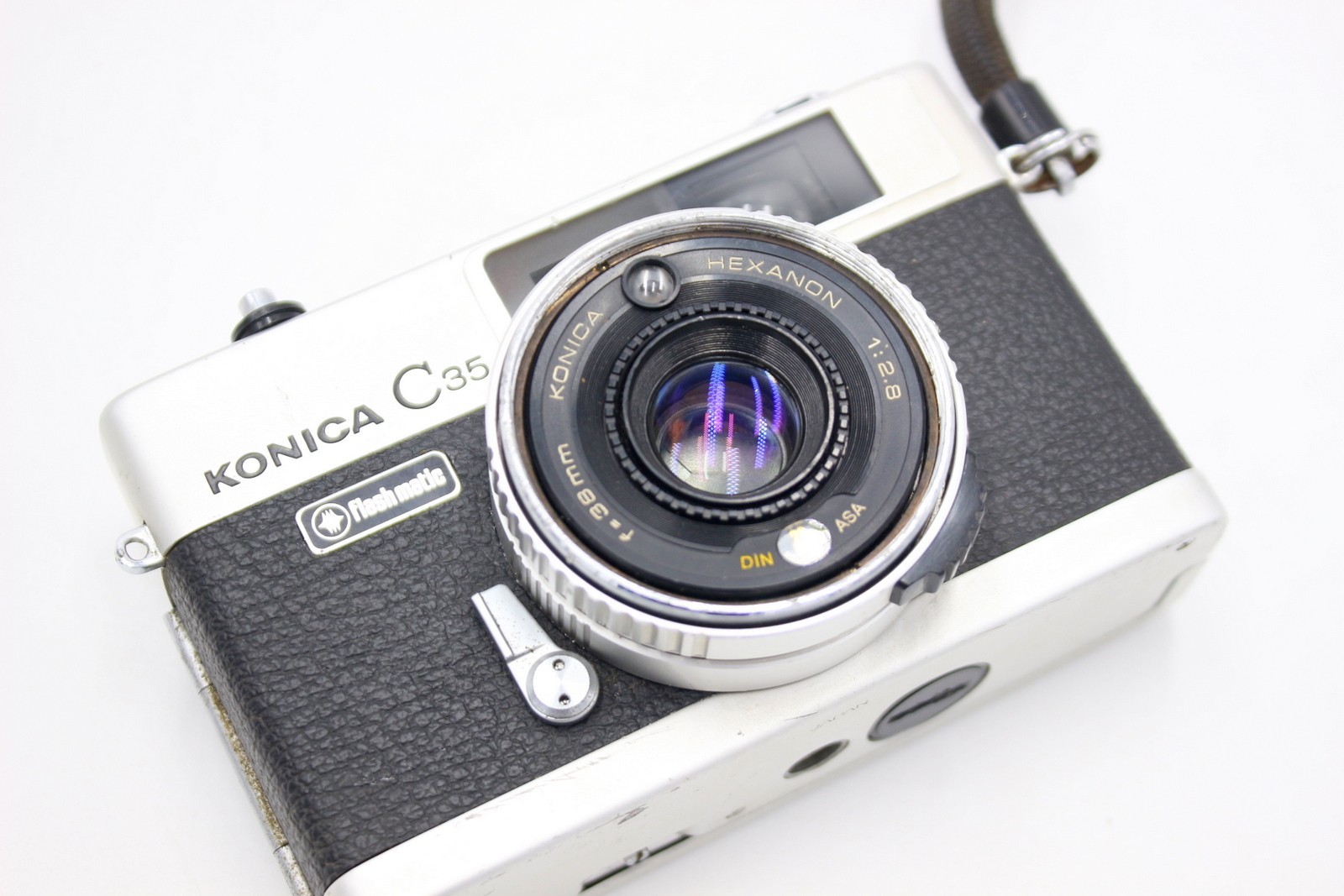 Konica C35 Flash matic 35mm Film Camera w/ 38mm f2.8 Lens SR:154405