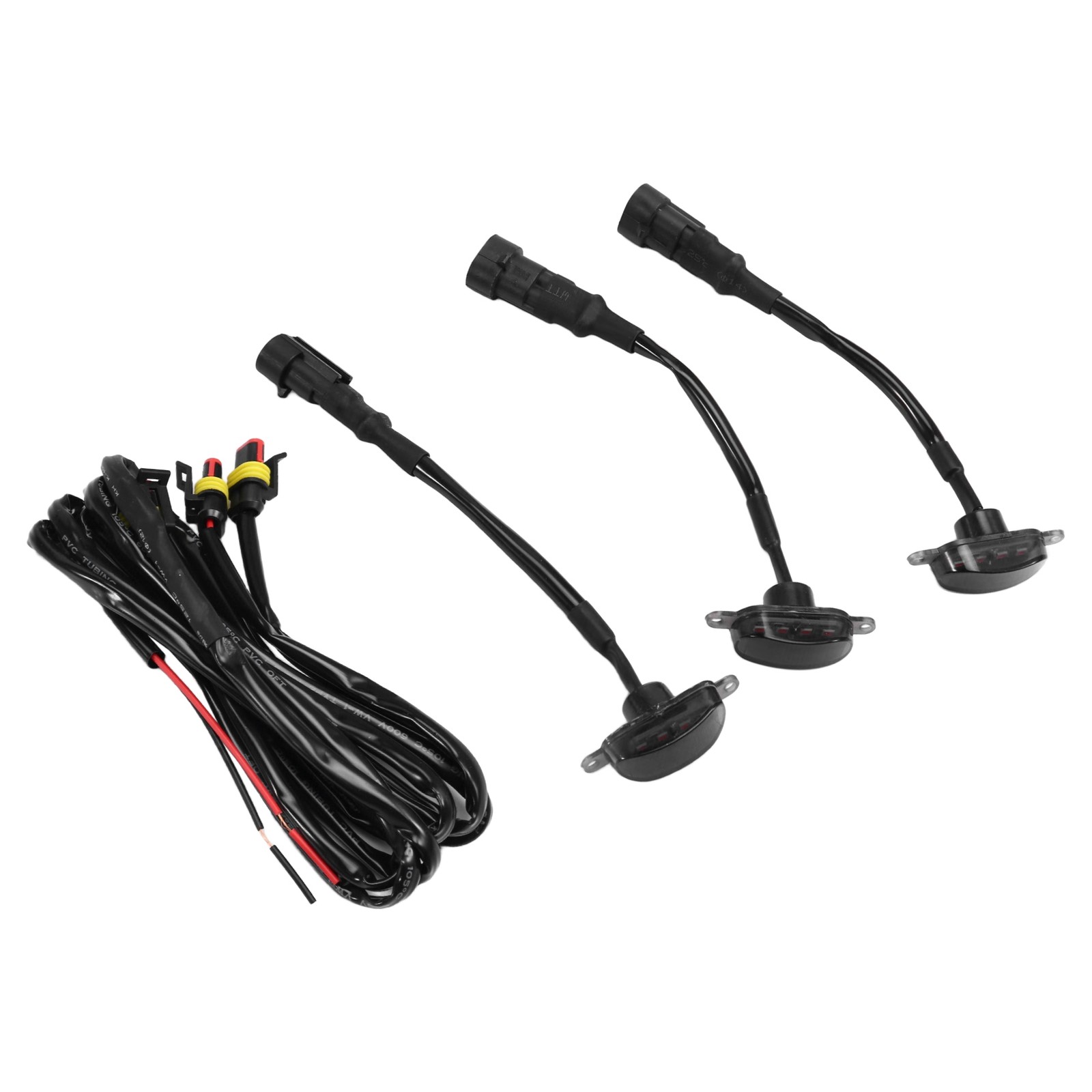 3X Smoked Lens Amber LED Front Grille Running Lights Lamps for    U8U85011