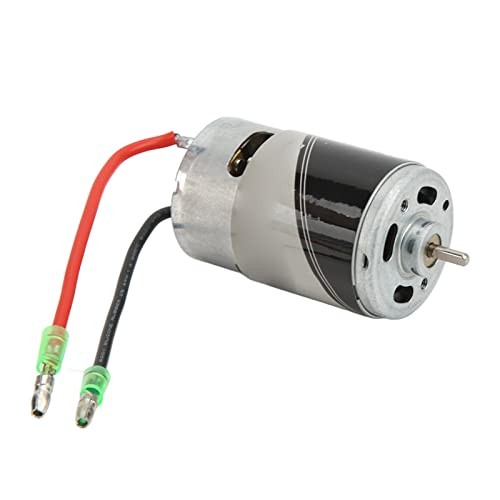 550 Brushed Motor, 22500 RPM High Speed Motor Two Way Bearing 12T Aluminum 