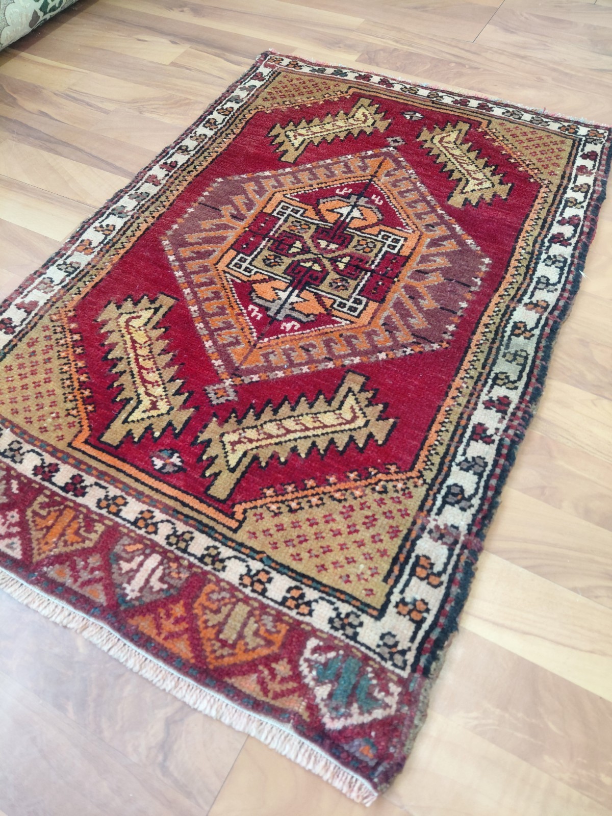 Unique Antique Oriental Handmade Rug Special Product Luxury Carpet Wool Rug