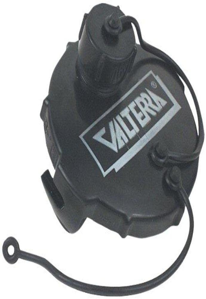 Valterra T1020-1 Waste Valve Cap - 3" with Capped 3/4" GHT, 3 Inch, Black 
