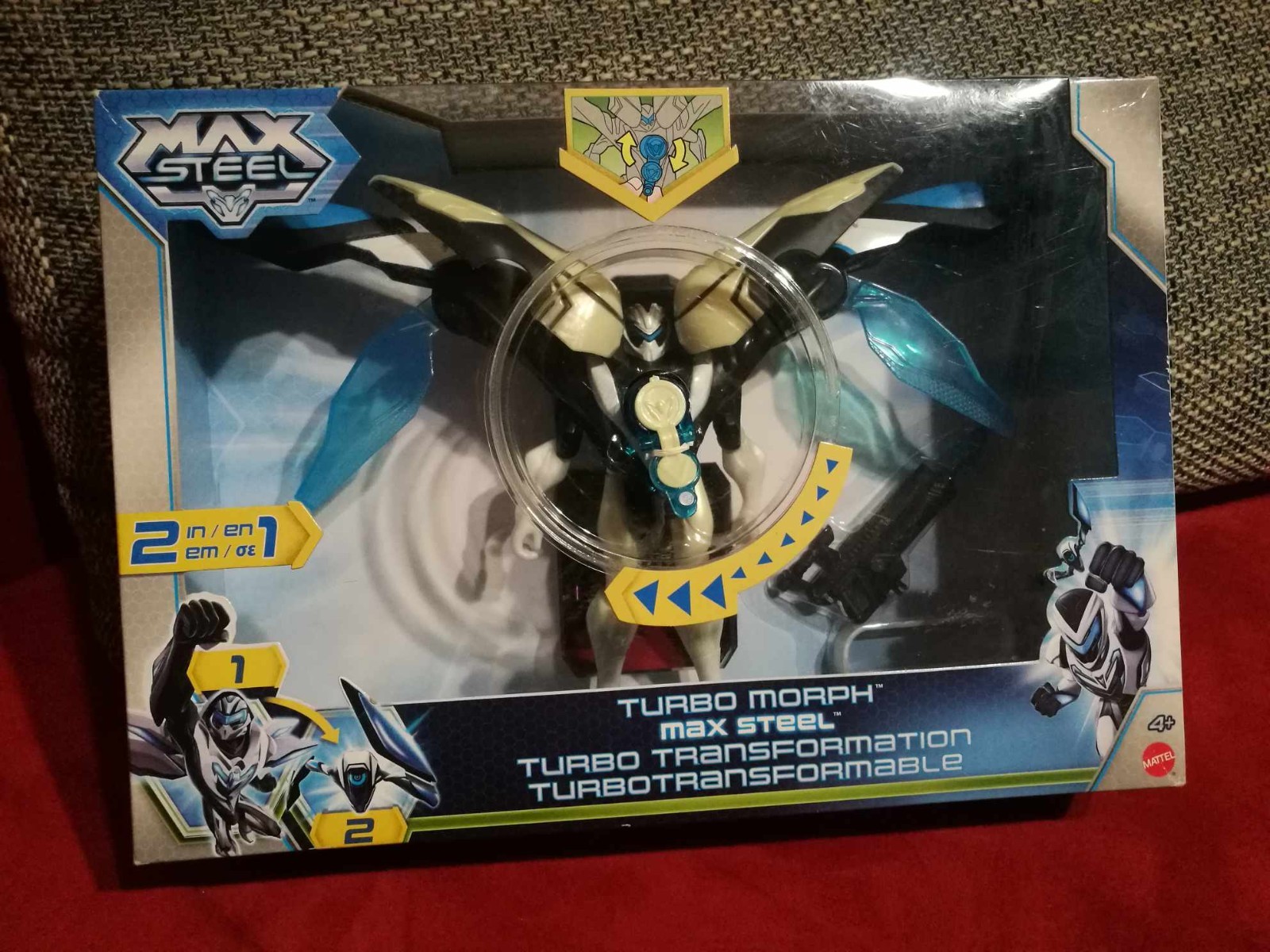 Mattel 2013 Max Steel BHJ07 Turbo Morph Action Figure Toy 6"+ (Discolouration)