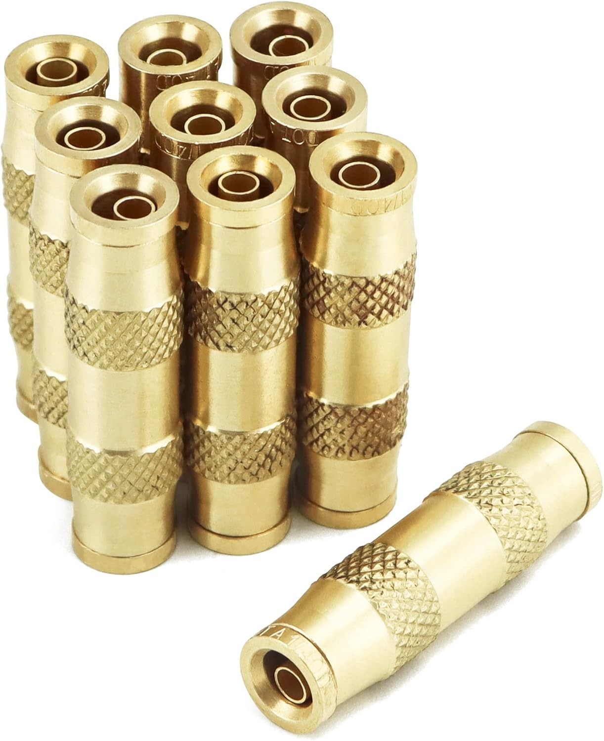 1/4" Push To Connect Fittings- 10 Pack Air Compressor Quick Connect Dot Air Line