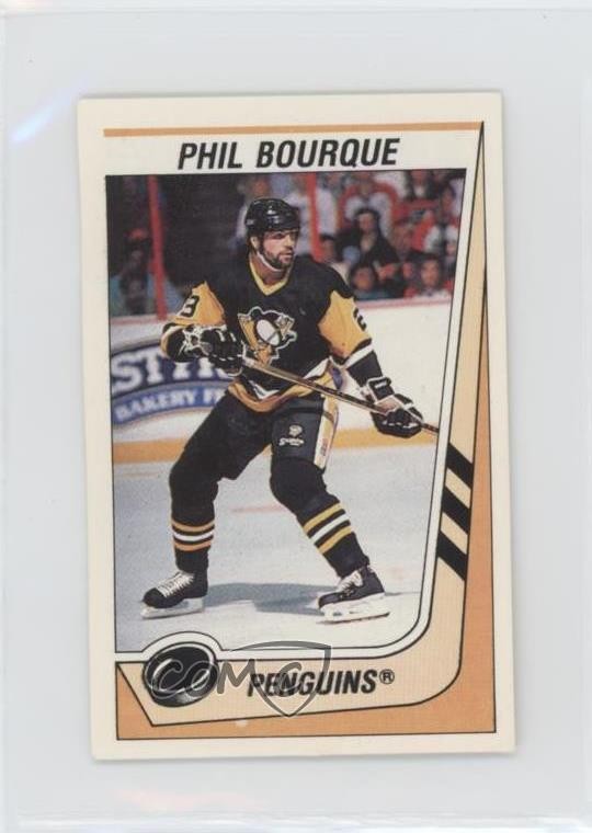 1989-90 Panini Album Stickers Phil Bourque #317 1vs