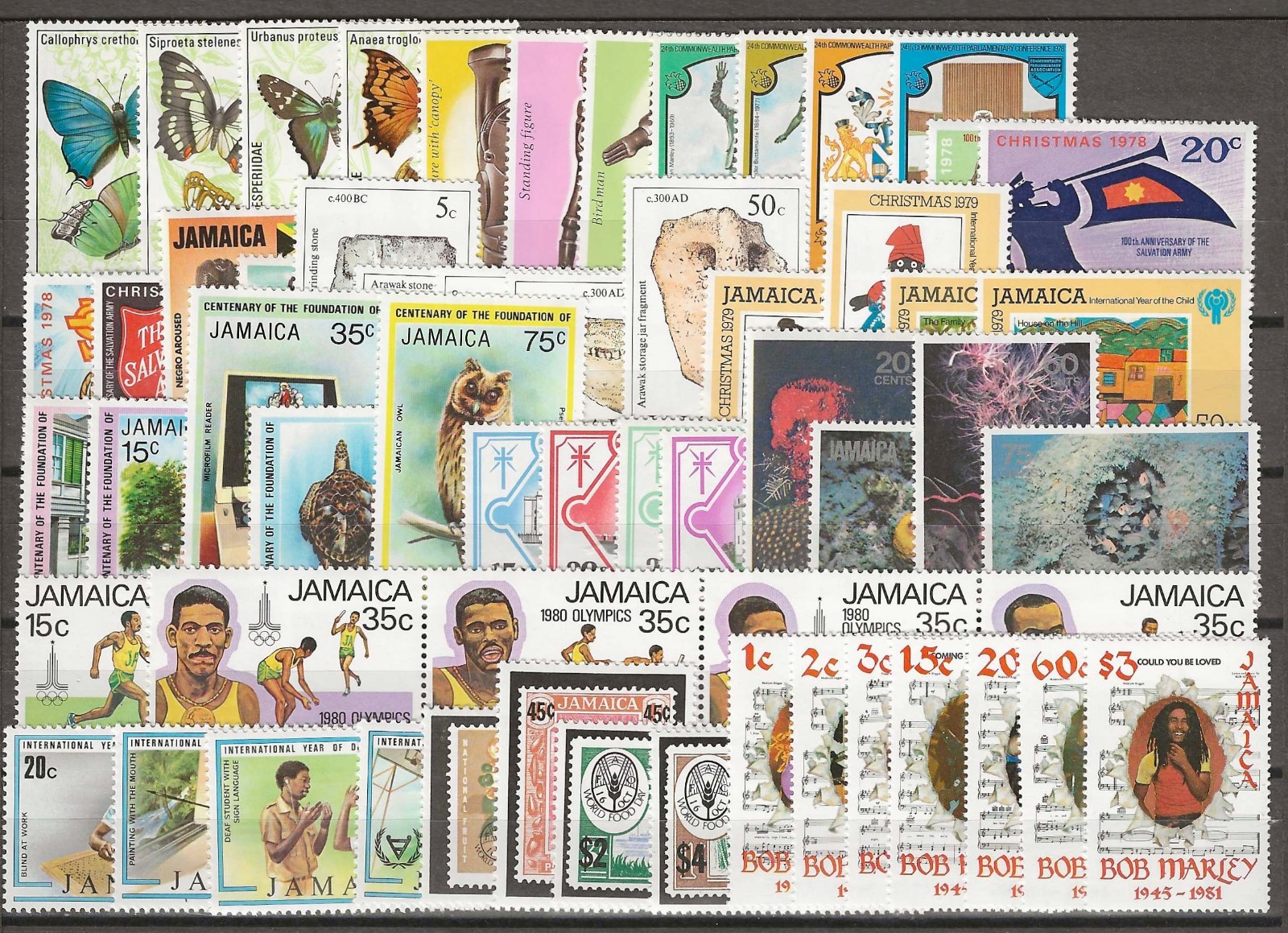 JAMAICA 1978/81 "Commemorative Sets" MNH