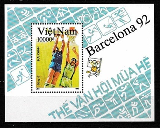 Vietnam North 1992 Barcelona Olympics SS SC# 2347 MNH Mint/Never Hinged