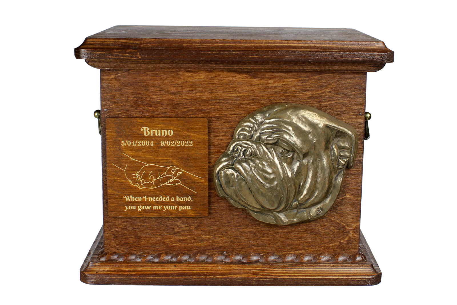 Bulldog II Dog Tag Art-Dog