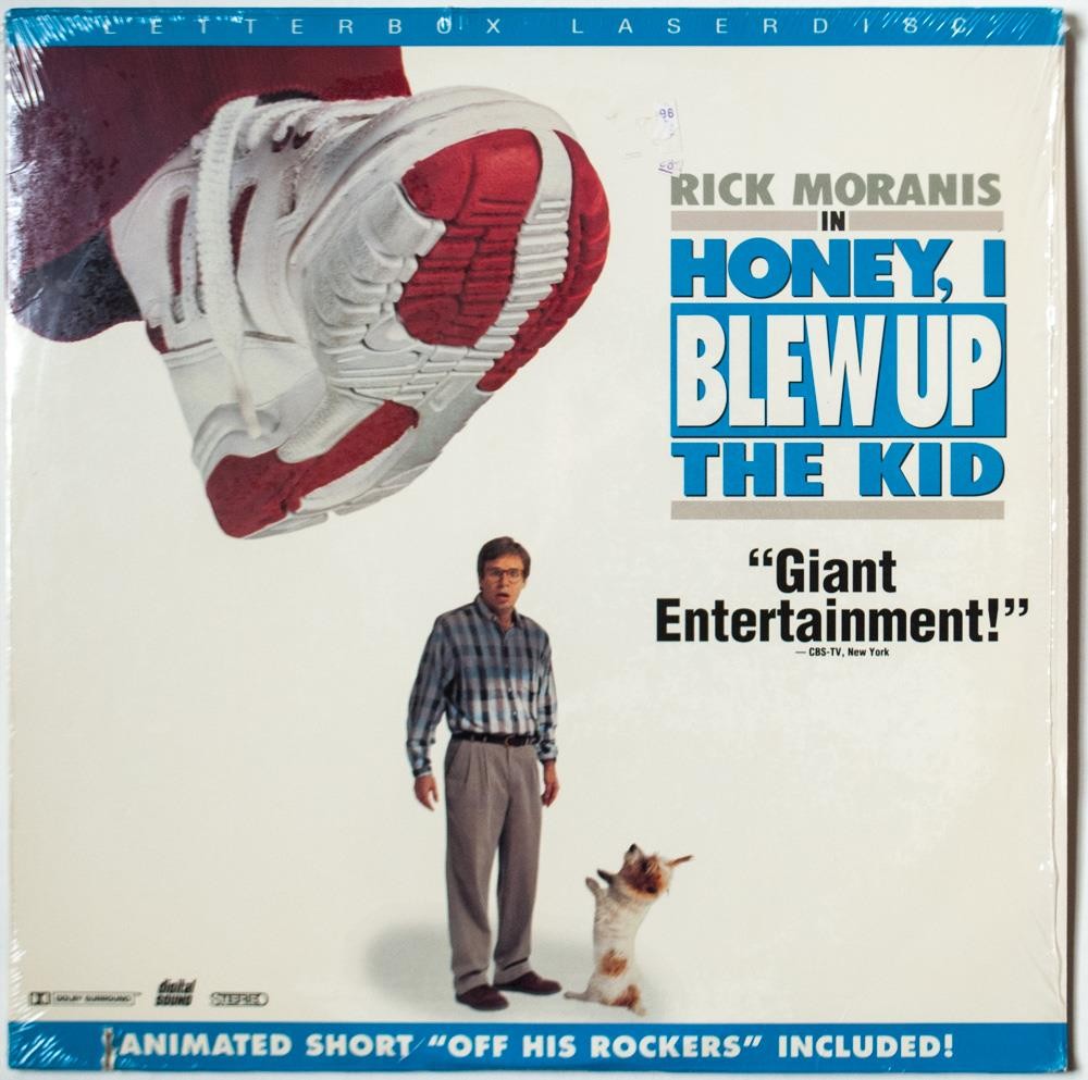 Laser Disc Honey I Blew Up the Kid Rick Moranis Letterbox 1992 PG Extended Play