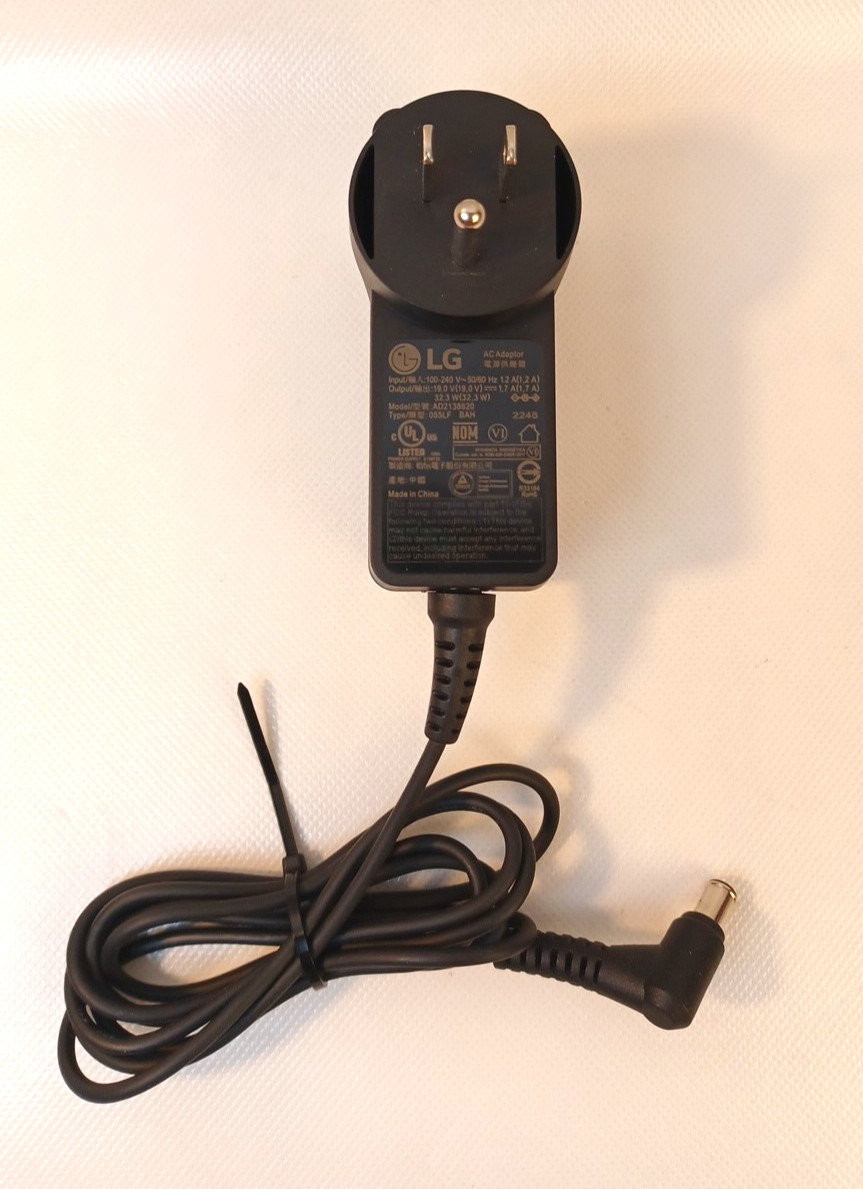 Genuine LG Monitor AC Adapter Power Supply AD2138620 Type 055LF 19V 1.7A 32.3W