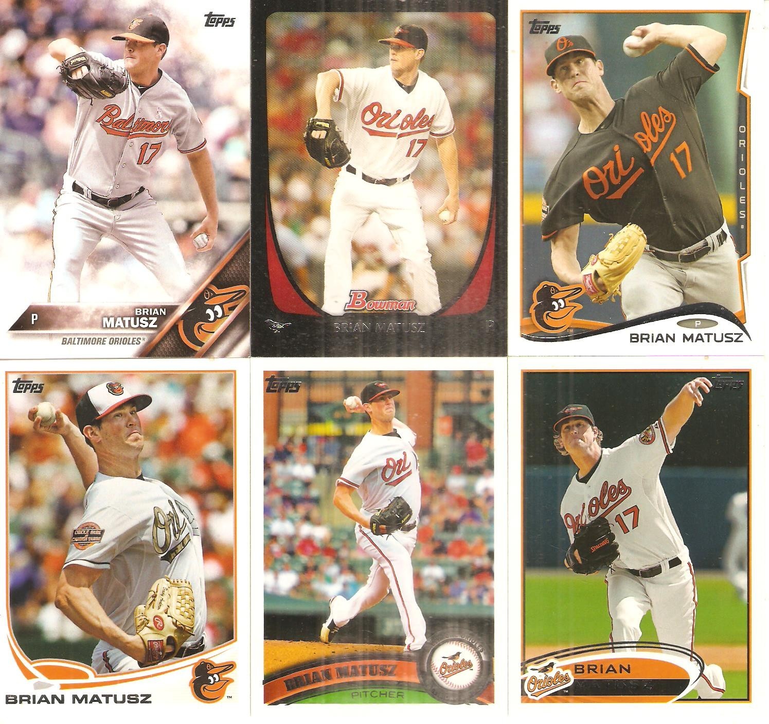 100 CARD BRIAN MATUSZ BASEBALL CARD LOT