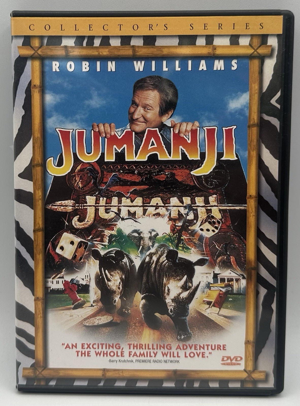 Jumanji DVD Widescreen Collector’s Series Robin Williams  Kristen Dunst 1995