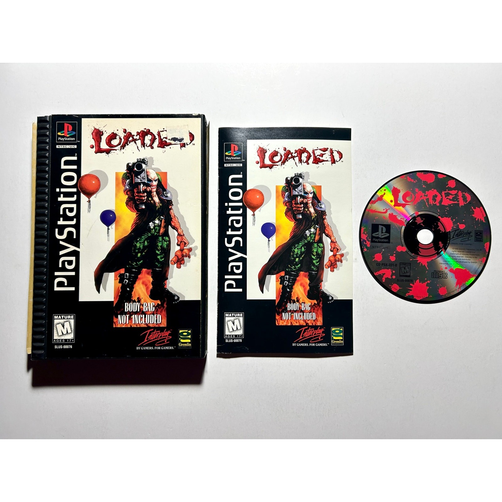 Loaded Long Box (PS1 PlayStation 1)works Complete CIB🔥