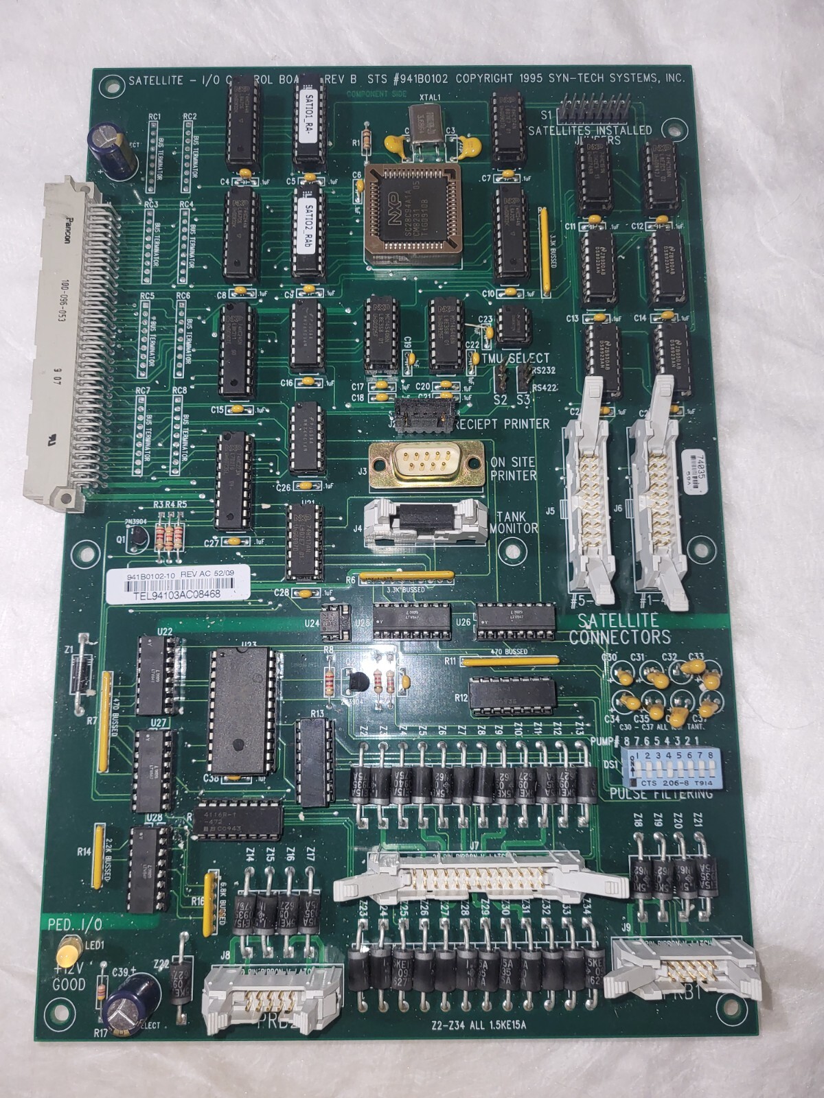 Syntech Fuelmaster  941B0102-10 Satellite I/O Control Board for fmu 2500