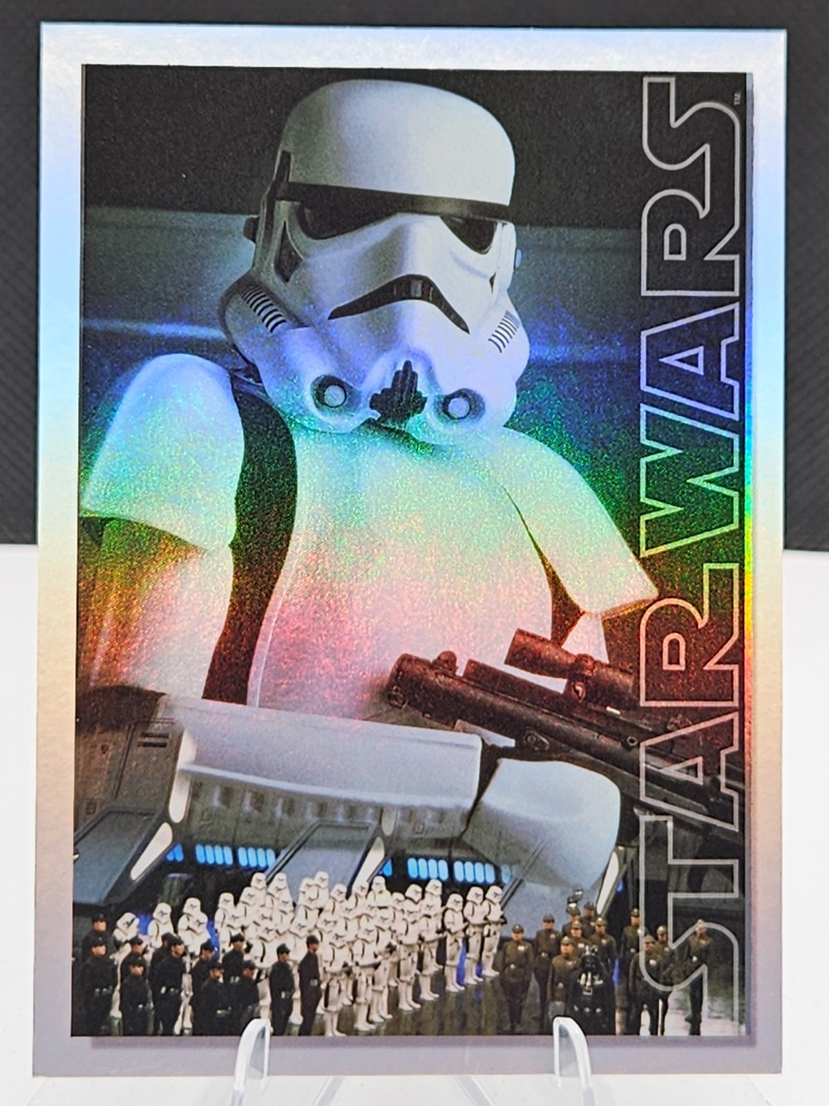 2022 Topps Star Wars Masterwork #OT-17 Stormtrooper Rainbow Foil /299