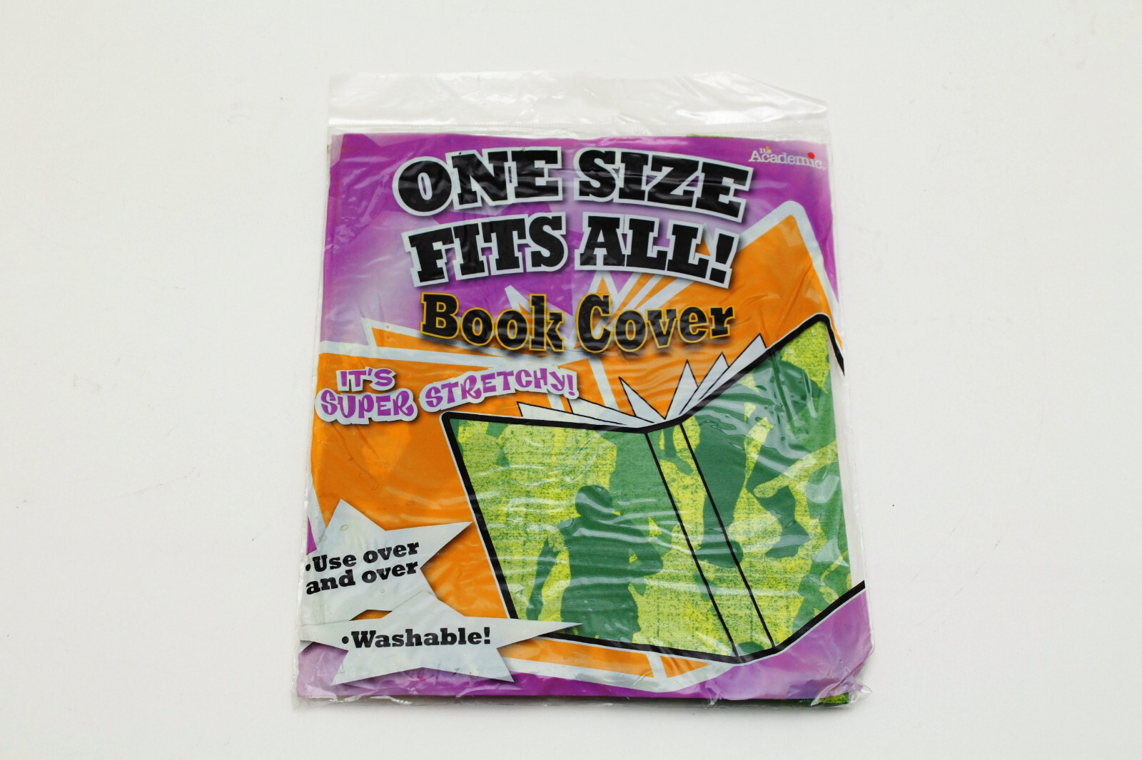 Its Academic Fabric Book Cover Reusable One Size Fits All Stretchable Soccer