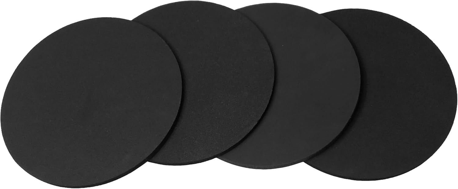 4 Drum Practice Pads - Drum Practice Pads Kit with Drum Sticks for Portable D...