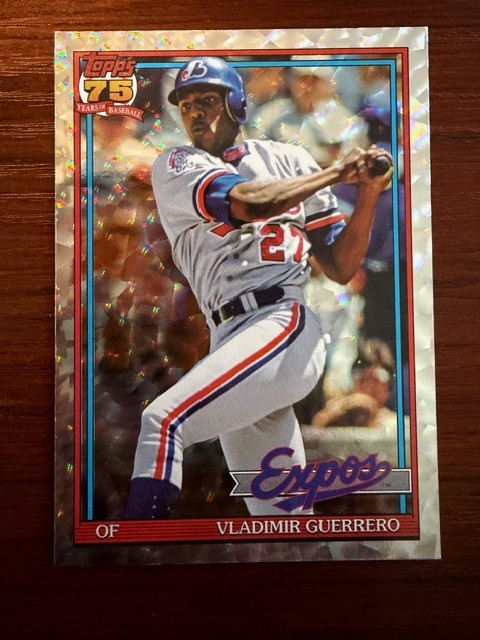 2026 Topps 1991 Anniversary Vladimir Guerrero Crackle