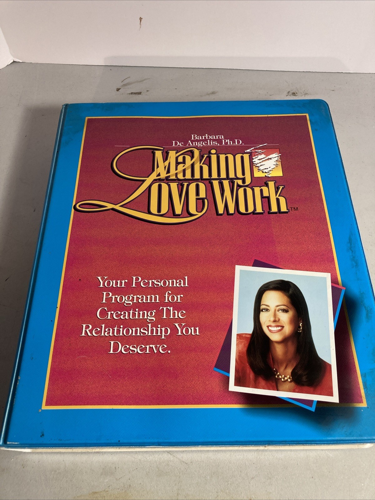 Making Love Work. Dr. Barbara DeAngelis. 2 VHS Tapes/5 Cassette Tapes/Guide Book