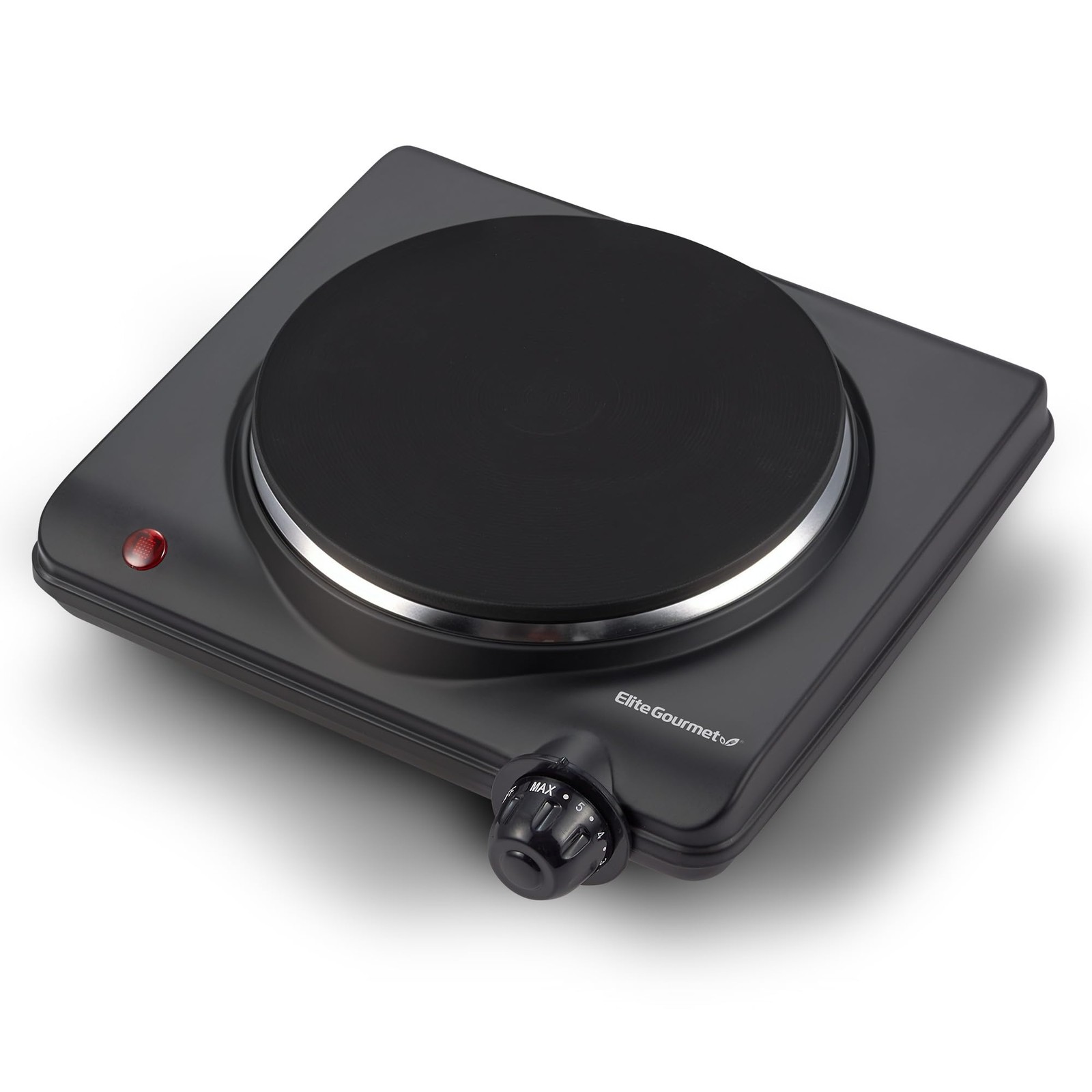 Countertop Electric Burner 1000W Cast Iron 7 Heat Settings Portable Elite Plate