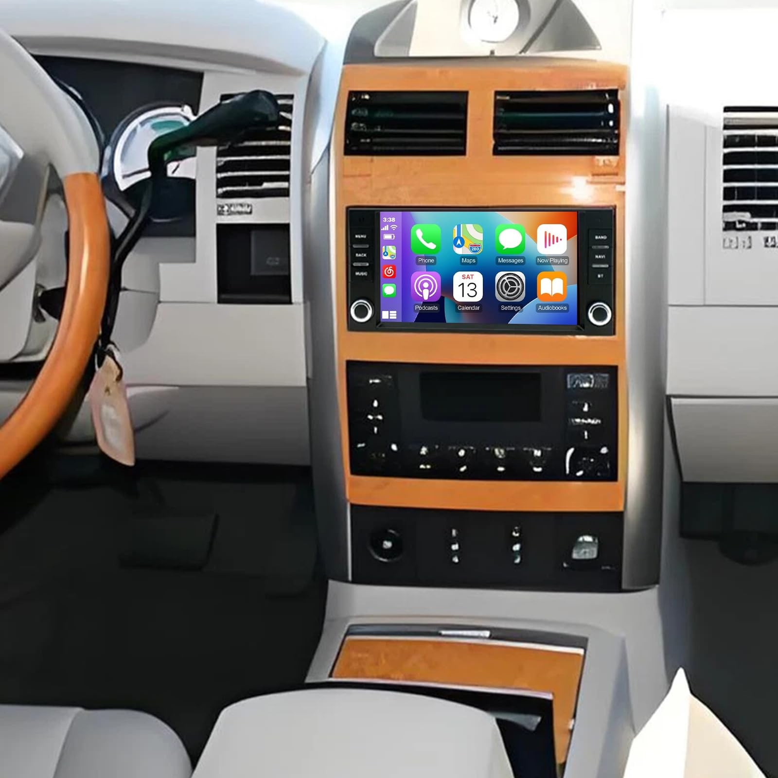 7 Inch Touchscreen Double Din Android 13 Car Stereo Carplay Android Auto BT WiFi