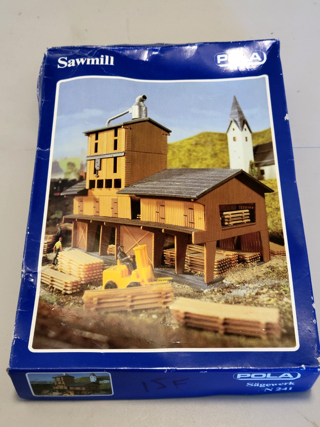 N Scale Pola #N-241 Lumber Sawmill Building Kit. Open Box Complete