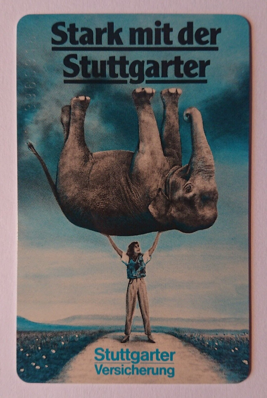 Phone card phone value card collectible card Stuttgart insurance S 43 03.92