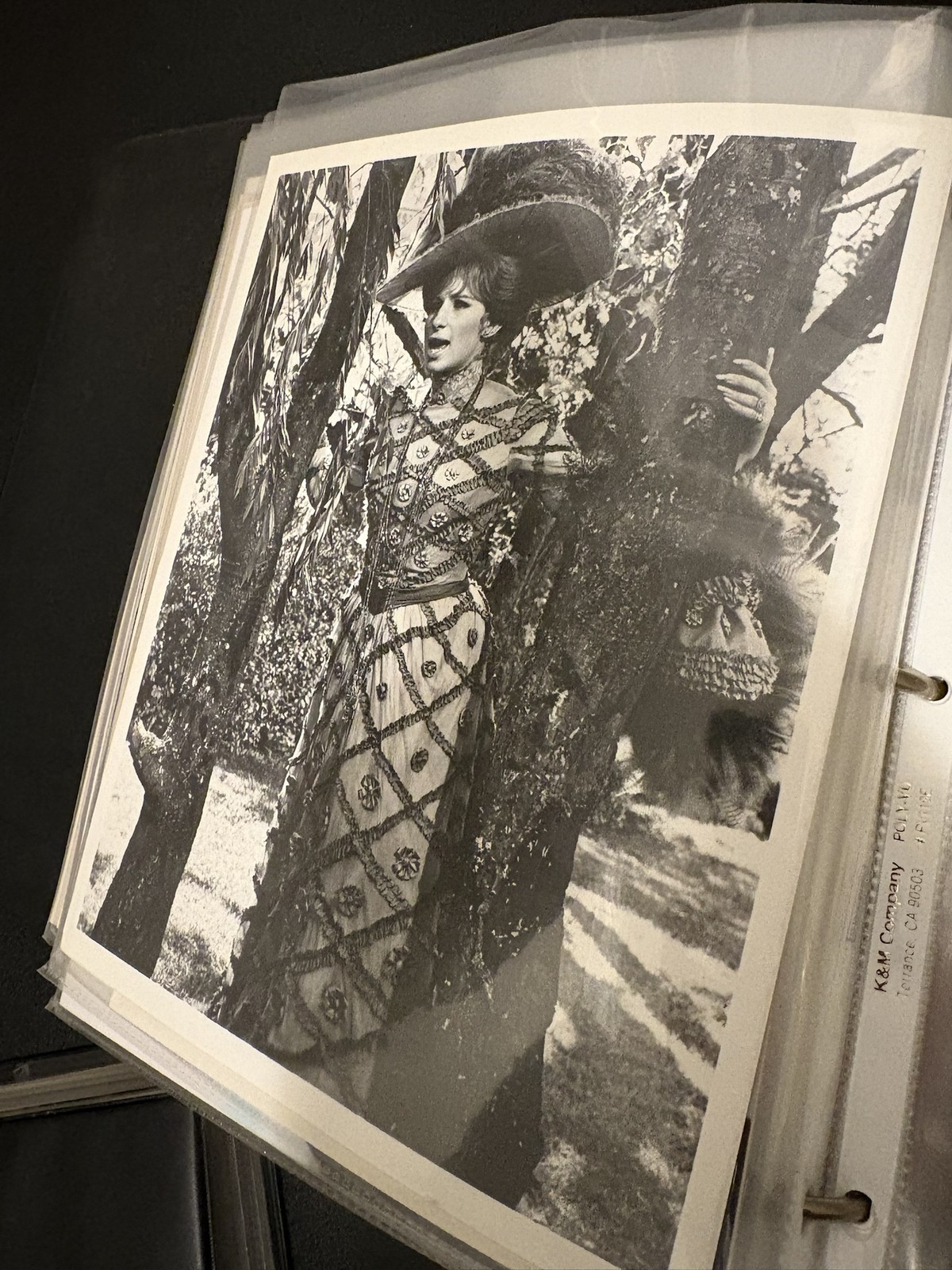 Vintage Barbra Streisand Hello Dolly Movie Still Singing Garden Excellent