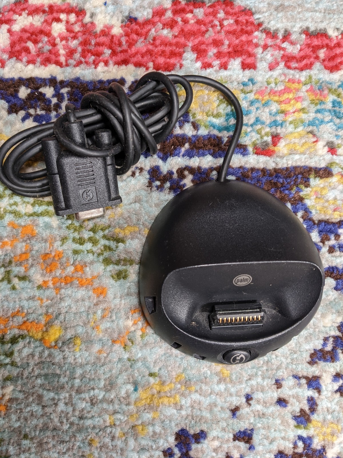 Palm Pilot Dock Cradle SCSI  Sync Button SCSI Connection