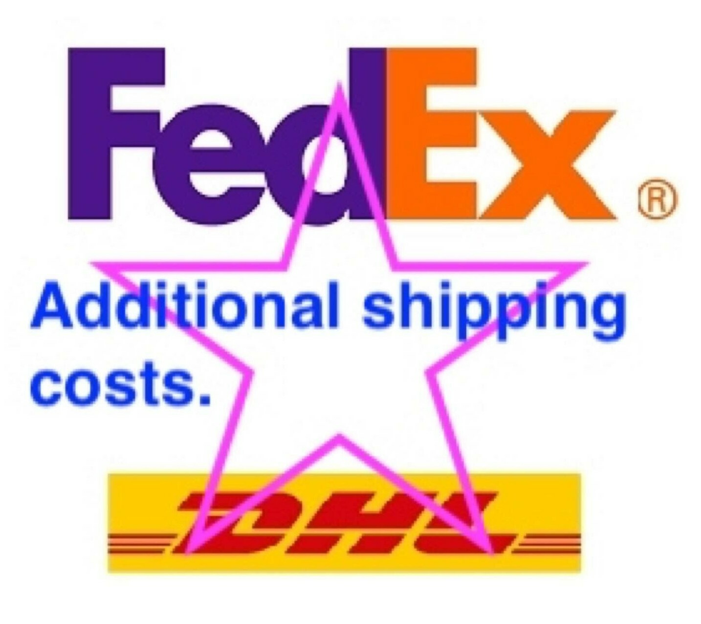 Extra fee, Additional shipping costs,  Remote regions Shippinng costs. 2