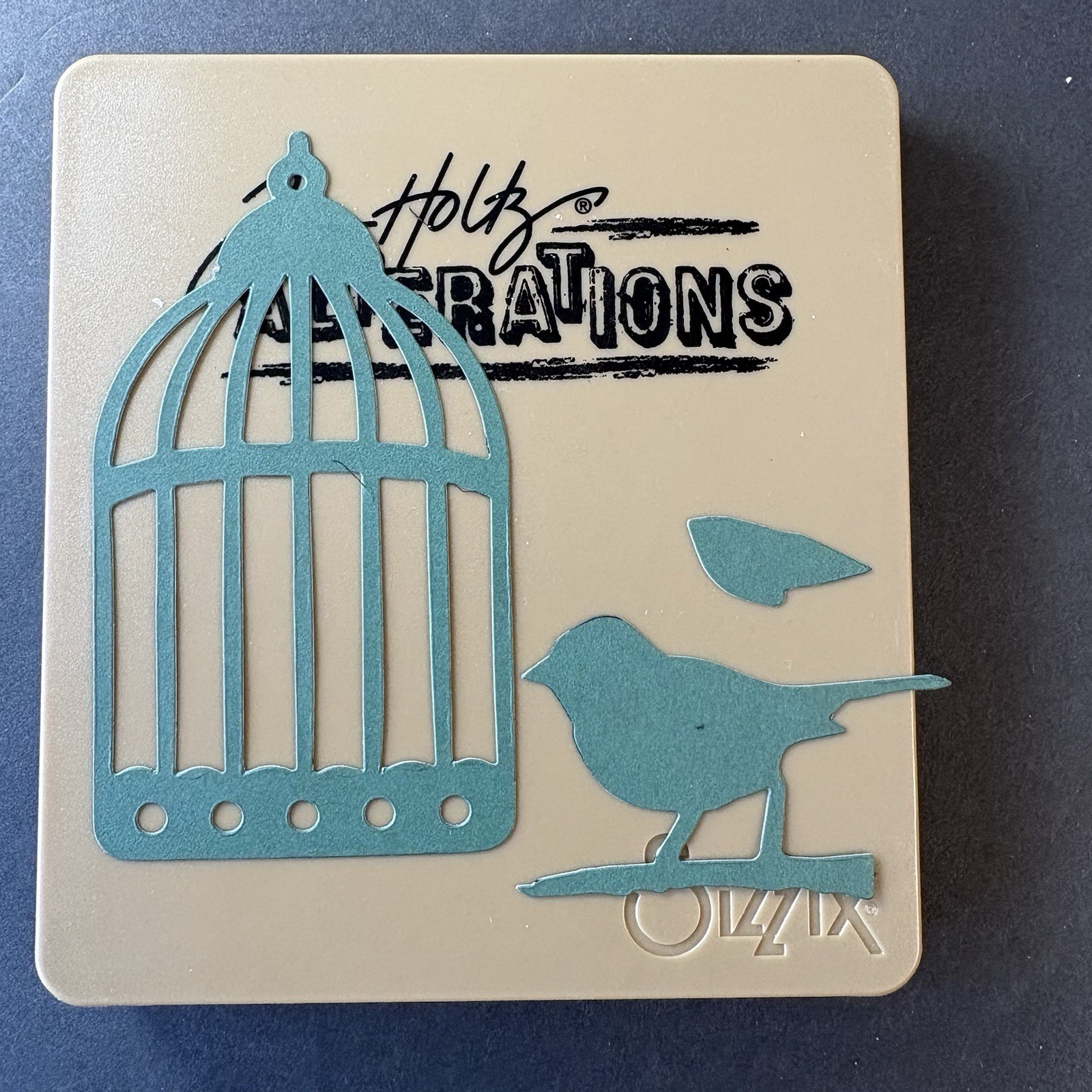 Tim Holtz Alterations Caged Bird Birdcage Metal Cutting Die 656634 Sizzix Bigz