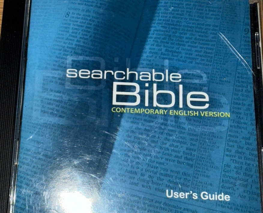 Searchable Bible contemporary English version user’s guide CD