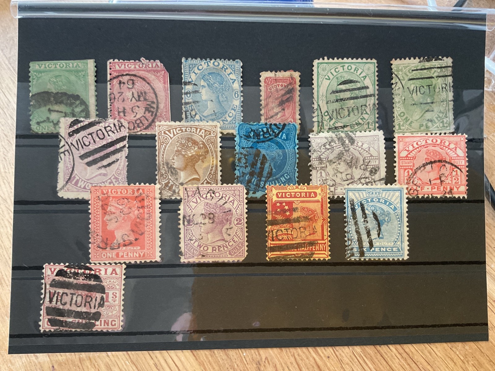 Australia Victoria early  used stamps   B3529