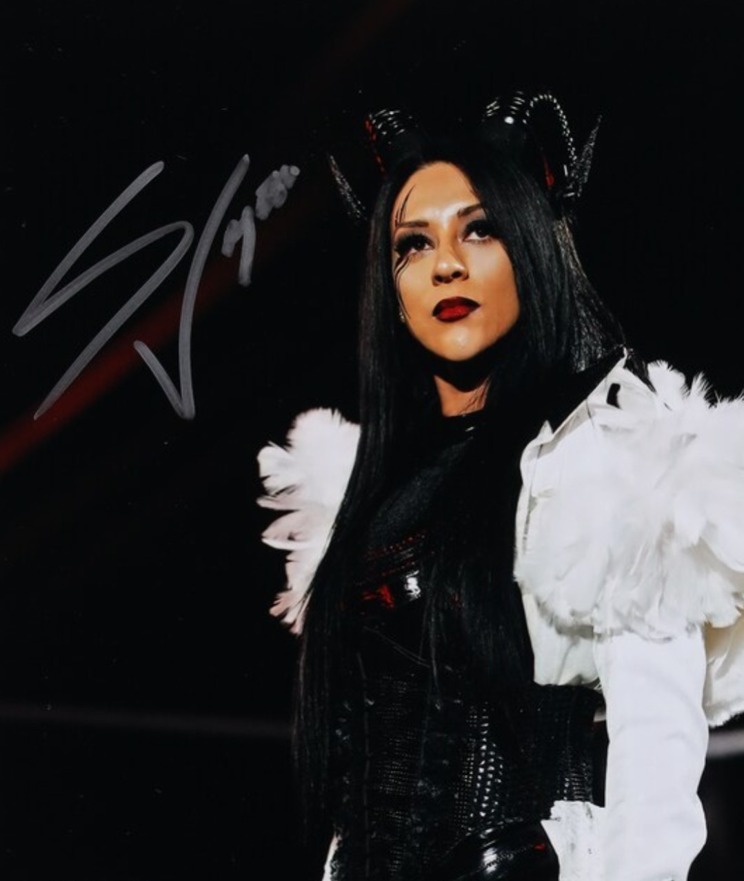 Stephanie Vaquer Signed 8X10 WWE In Ring  Color RP Photo 