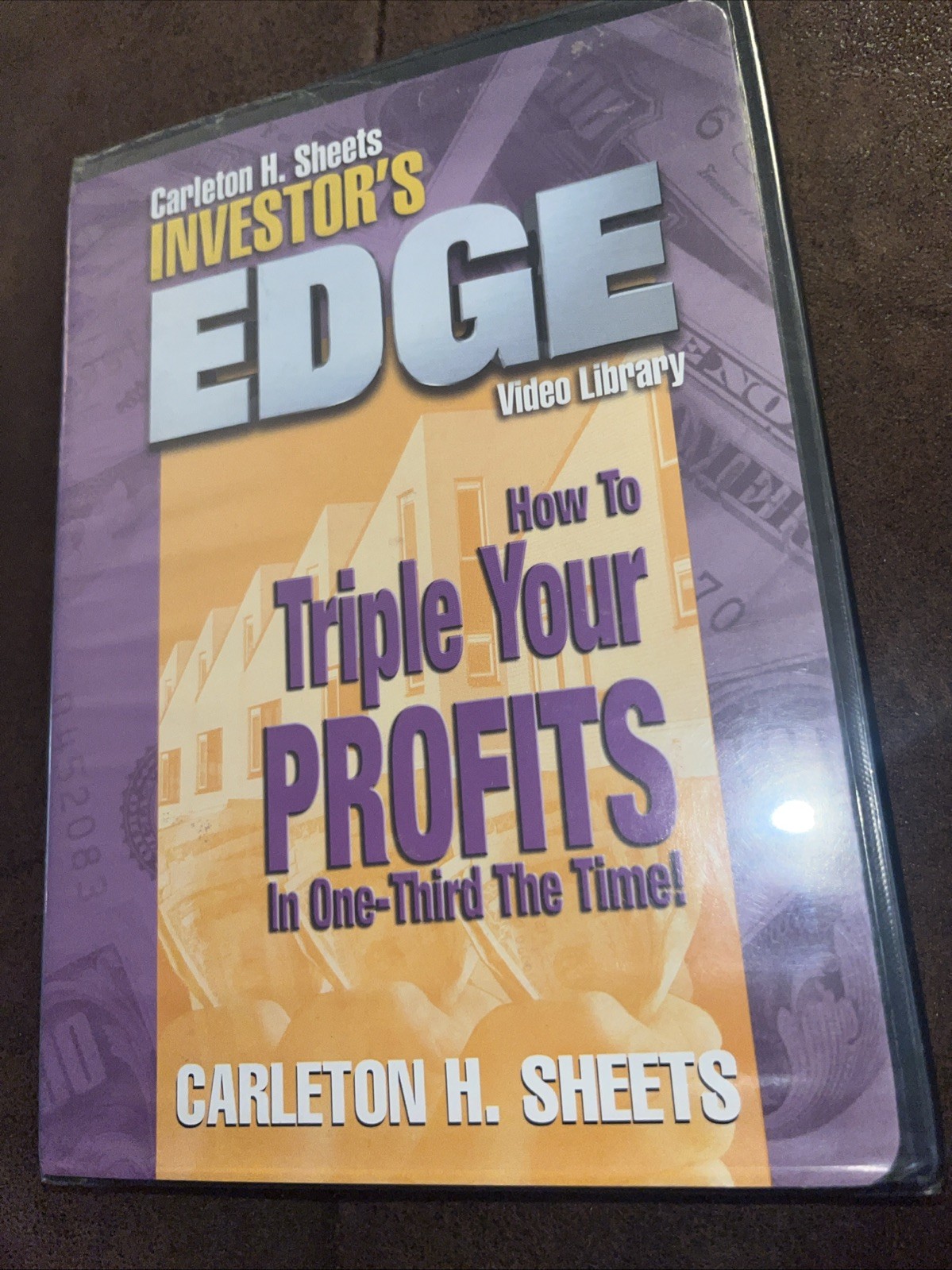 Carleton H. Sheets Investor's Edge, How to Triple Profits DVD Tips Tricks Money