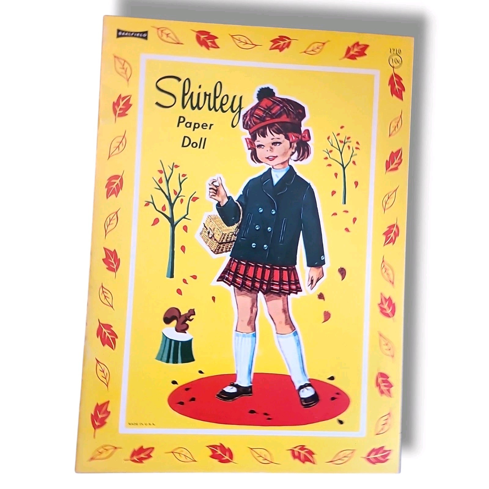 Vintage Saalfield Shirley Paper Doll Book Uncut Fall Outfits 1960s–70s VTG