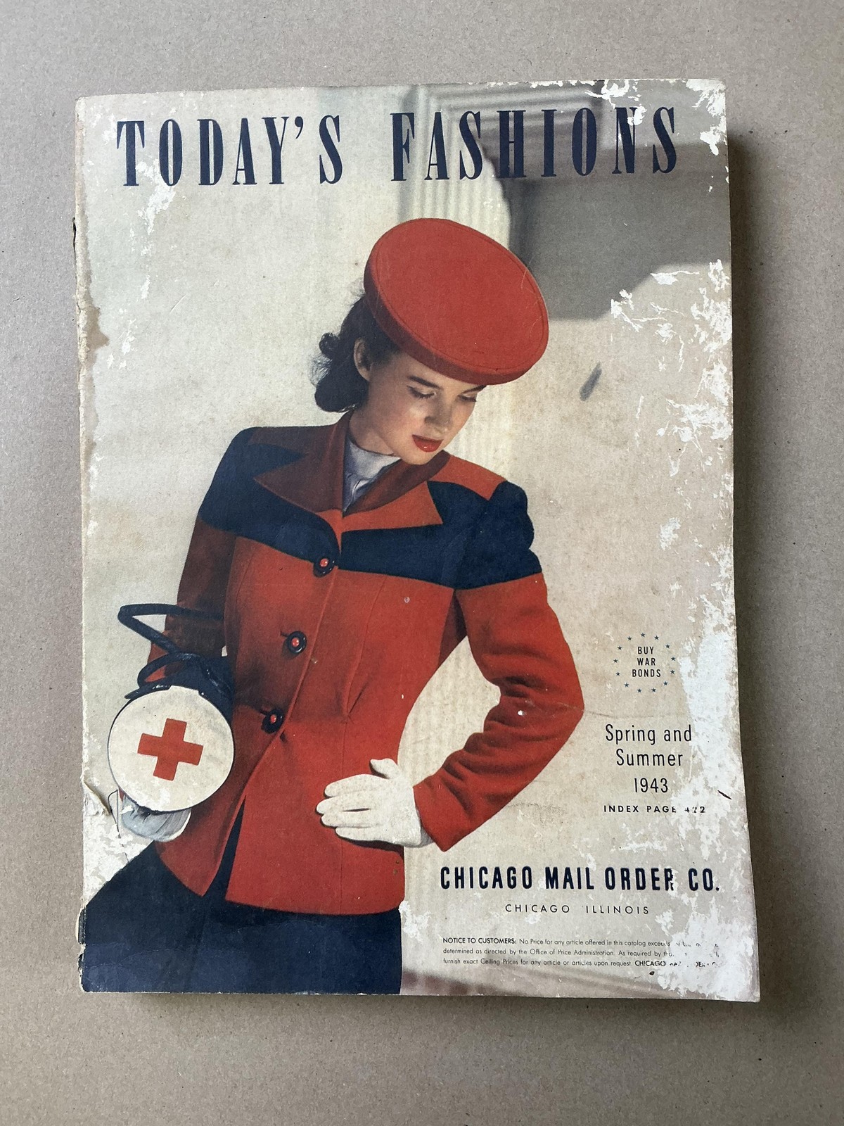 Vintage 1943 Chicago Mail Order Co Today's Fashions Spring Summer Catalog Ads