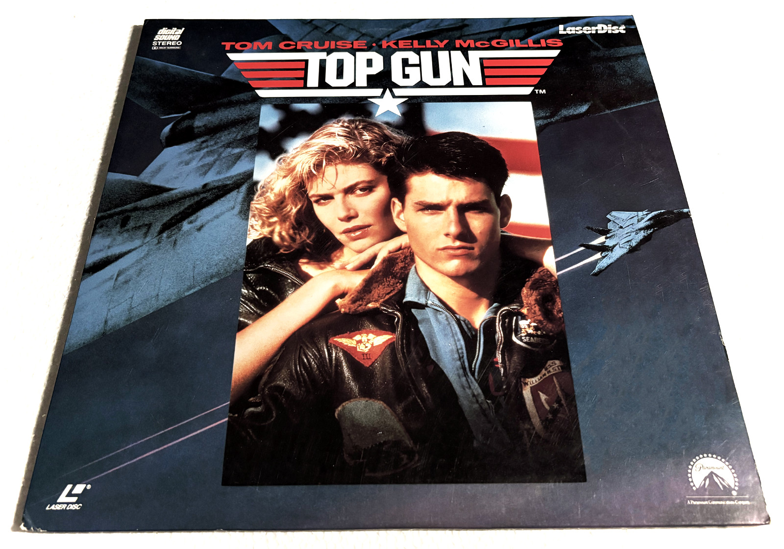 Top Gun on Laserdisc, Tom Cruise, Kelly McGill (1986) Classic Film*