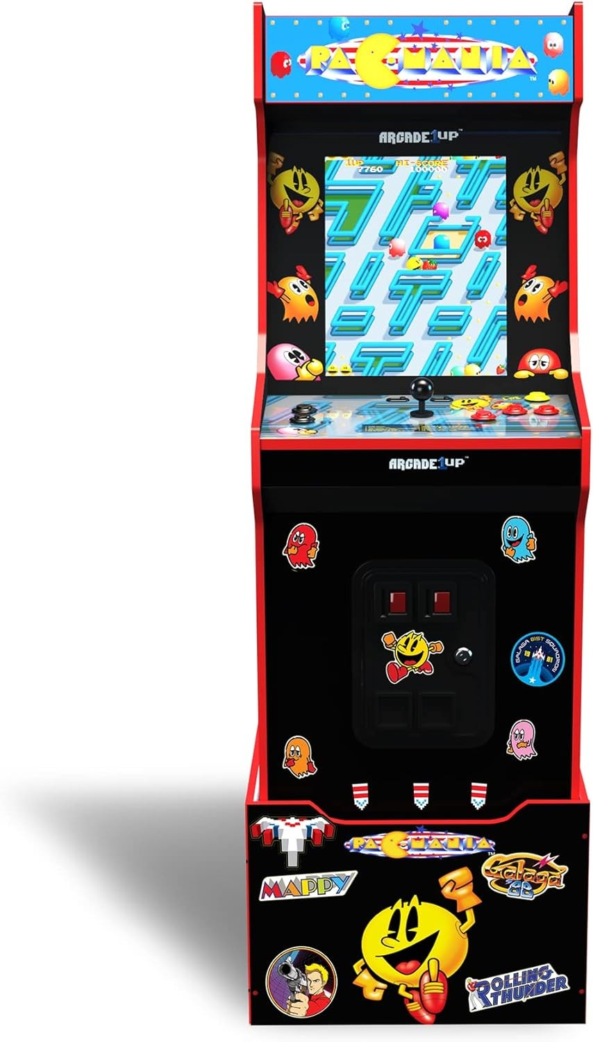 Open Box Arcade1Up PAC-Mania Custom Arcade 14 Games + 100 Stickers A1U Retro