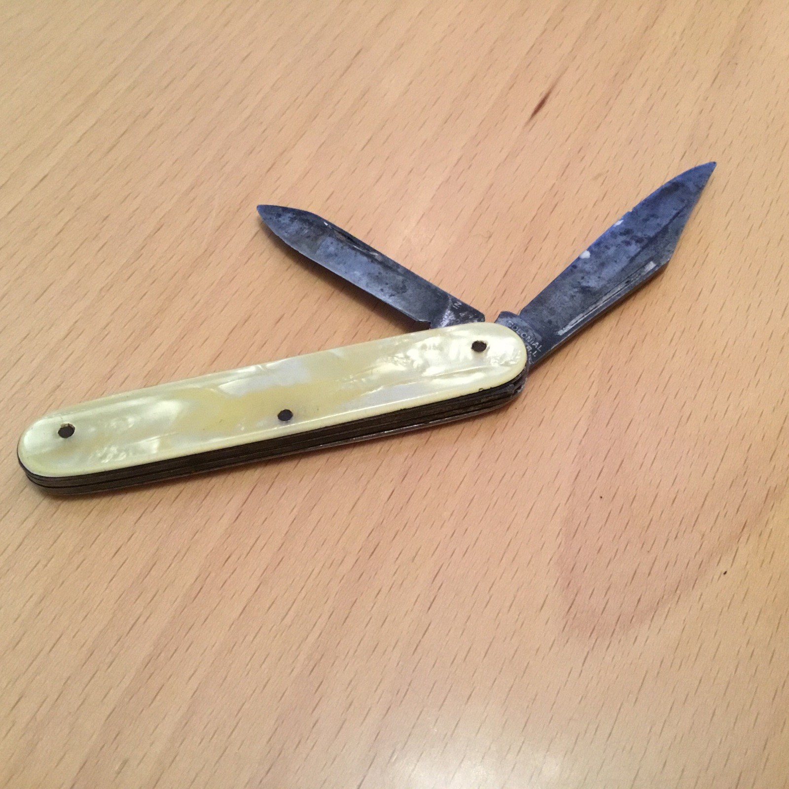 VINTAGE COLONIAL PROV R.I. 2 Blade KNIFE