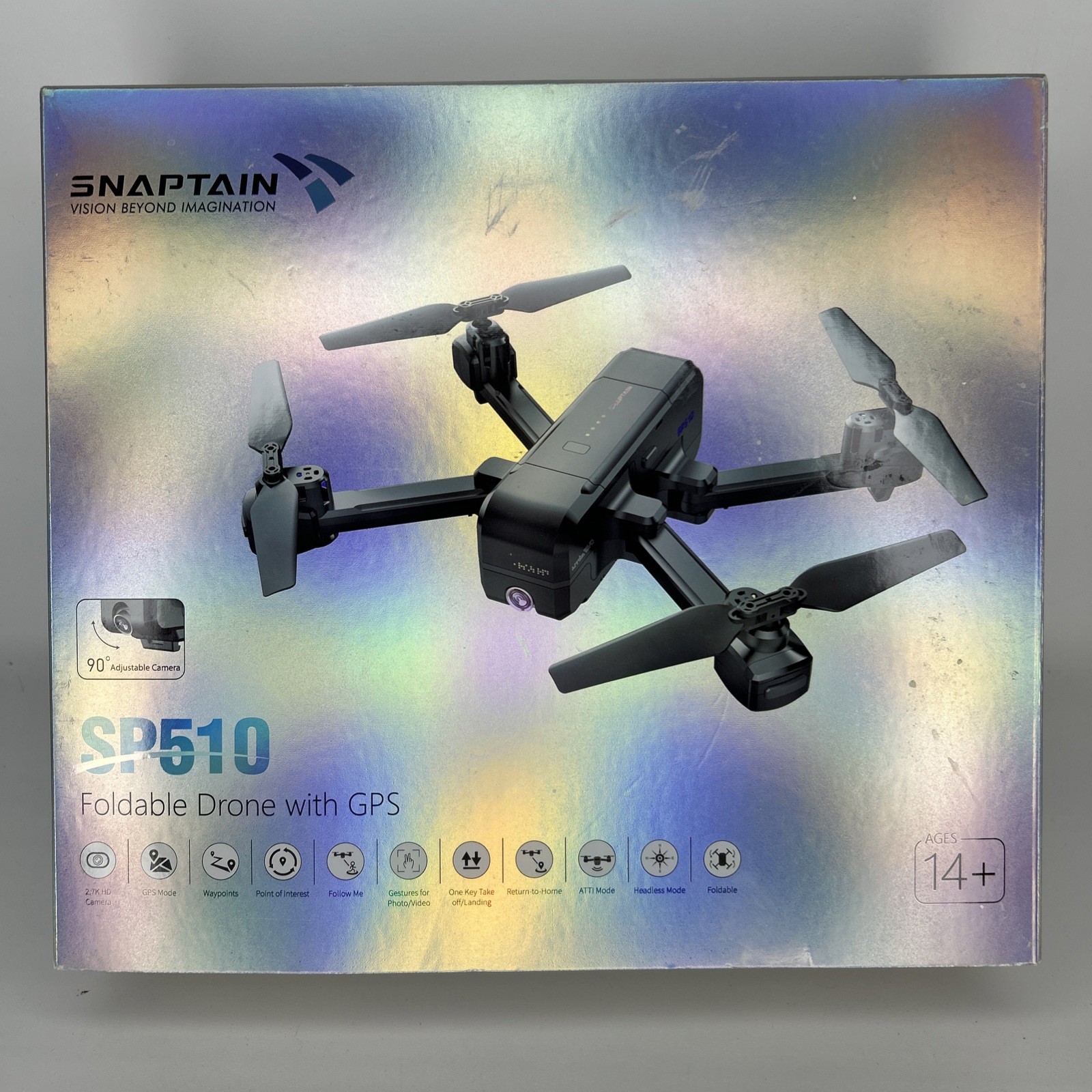 SNAPTAIN SP510 GPS Drone with 2.7K Camera 5G WiFi FPV RC Quadcopter Auto Return