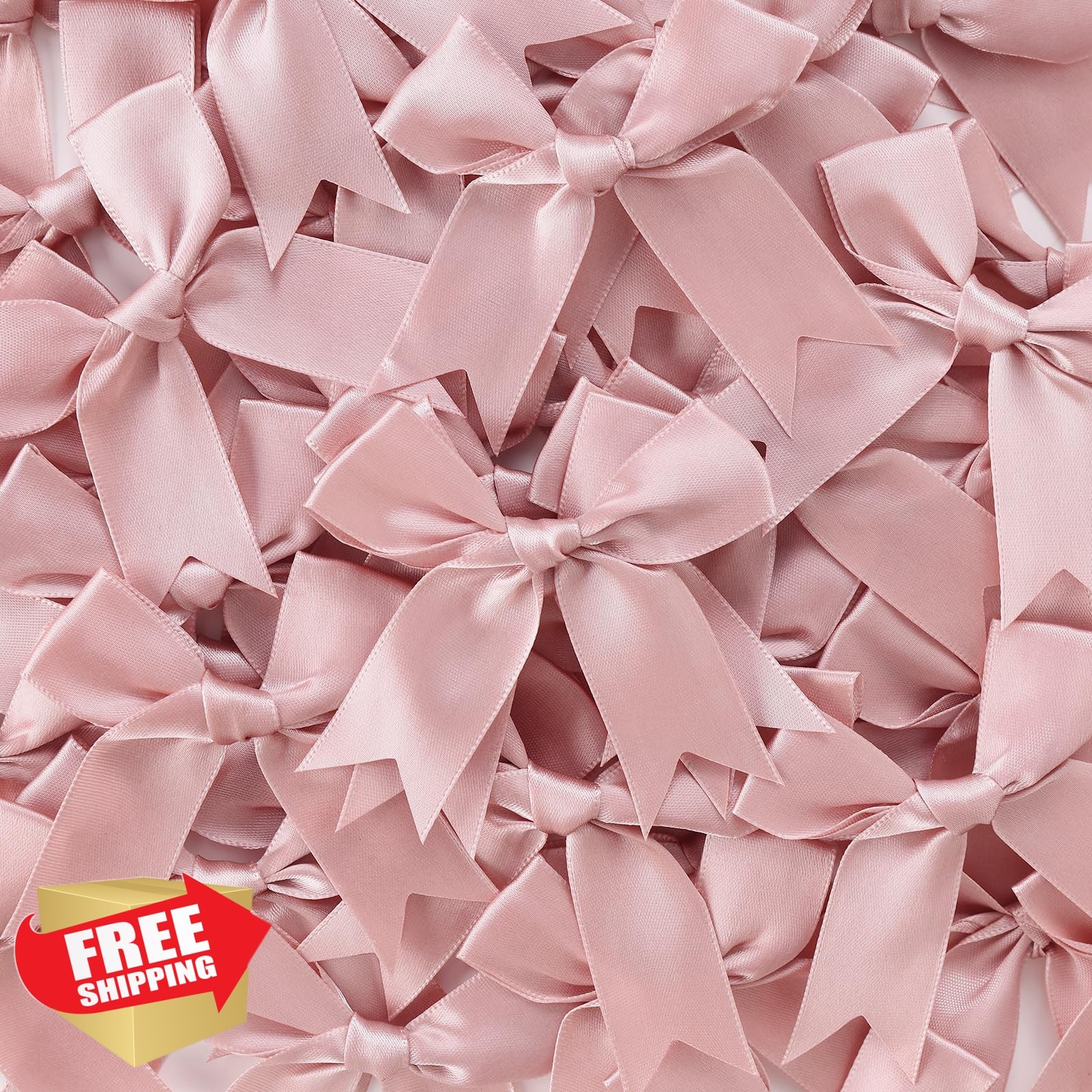 Rose Gift Wrap Bows 50 Pcs 3.3 Inch Party Wedding Decor