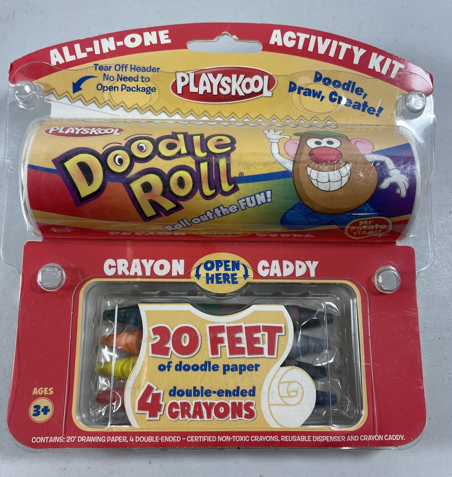 NEW Playskool Doodle Roll Activity Kit All In One Doodle Draw Create Gift Craft 