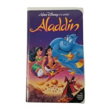Walt Disney's Classic Aladdin (VHS, 1993) Black Diamond  Great Condition