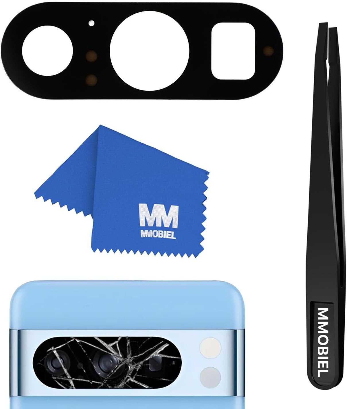 Back Rear Camera Glass Lens Replacement Compatible with Google Pixel 8 Pro Pre