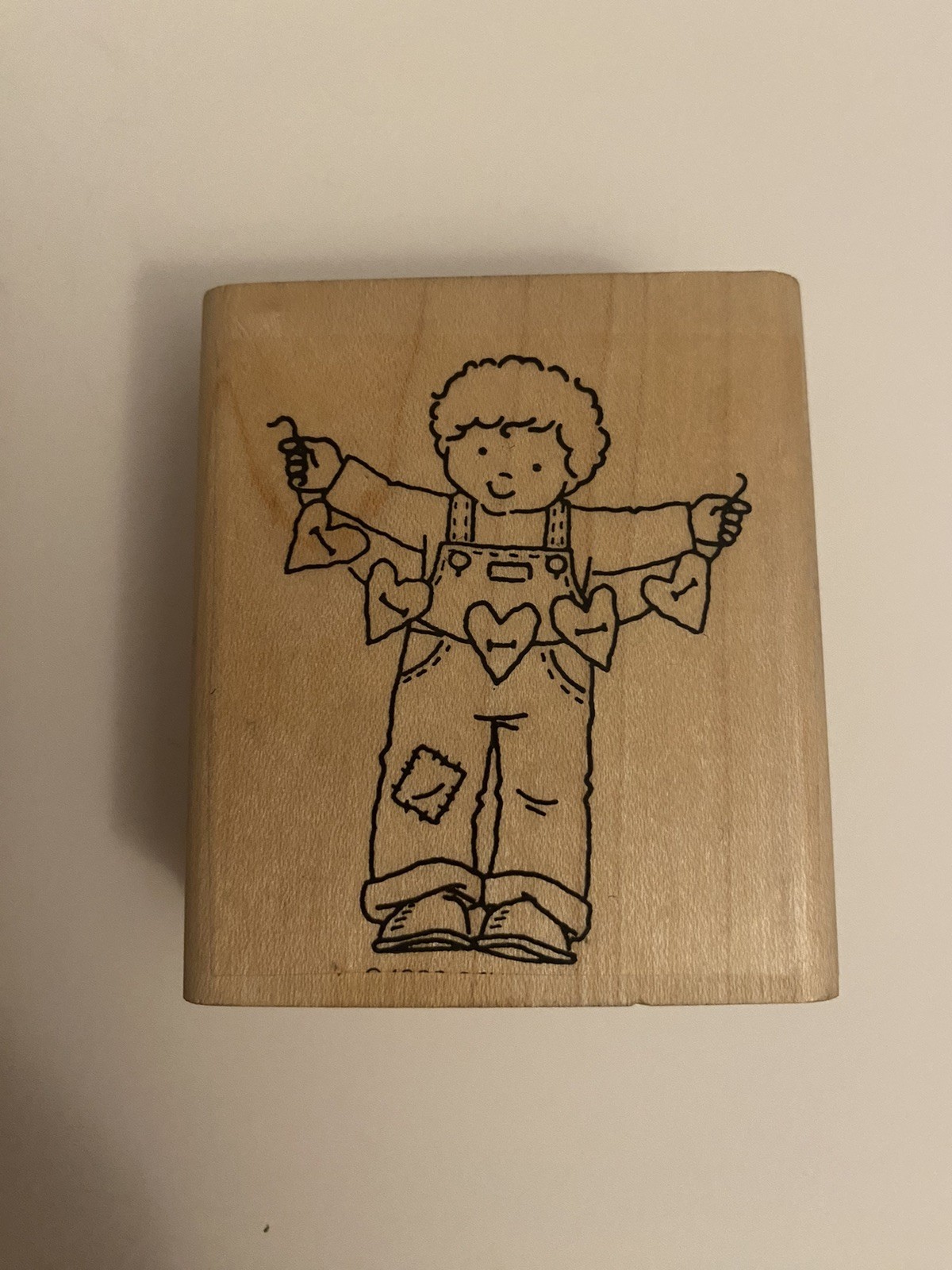 Stampin Up! 1999 From The Heart Wood Mounted Rubber Stamp RS67