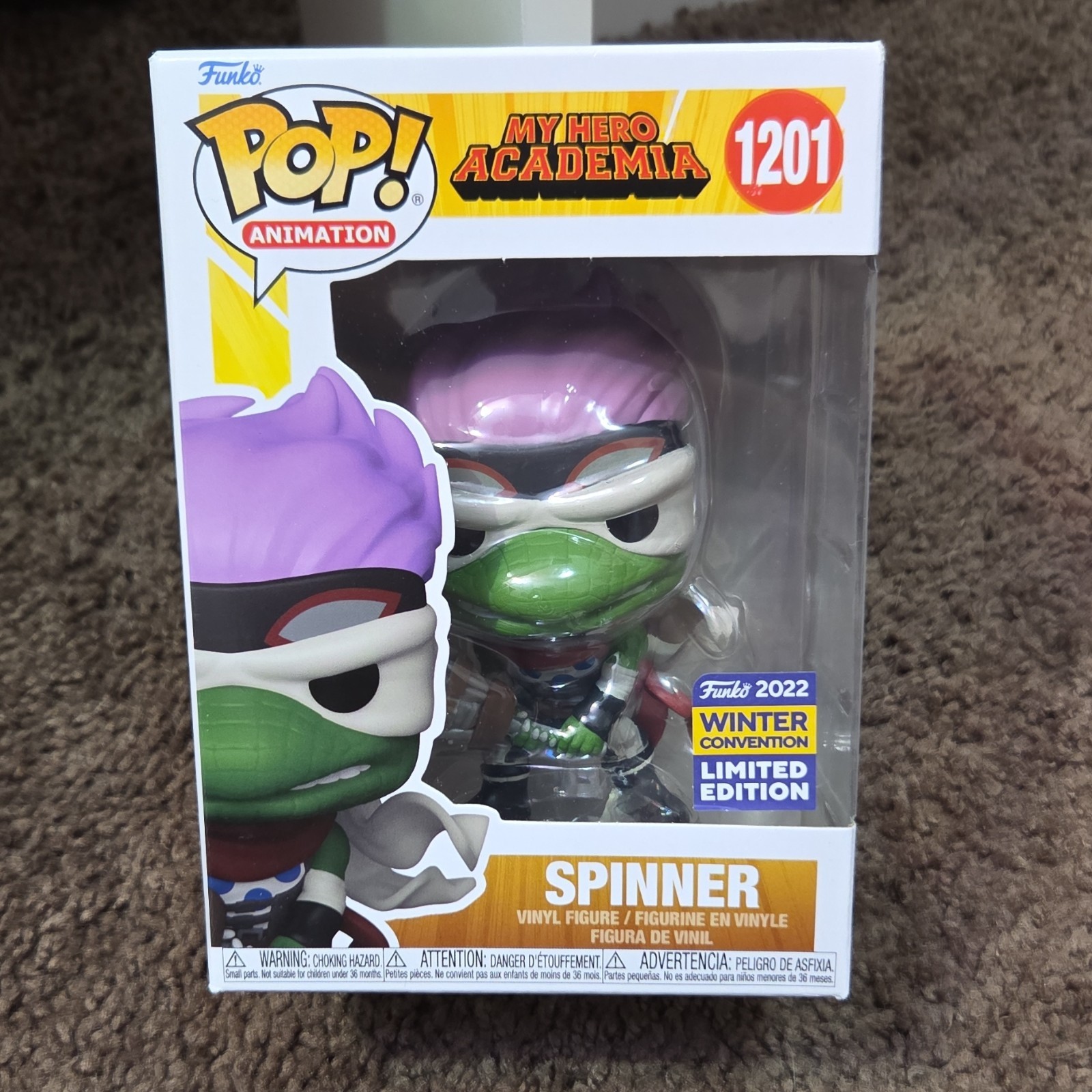 Funko Pop! Animation My Hero Academia Spinner 1201 Vinyl Limited Edition