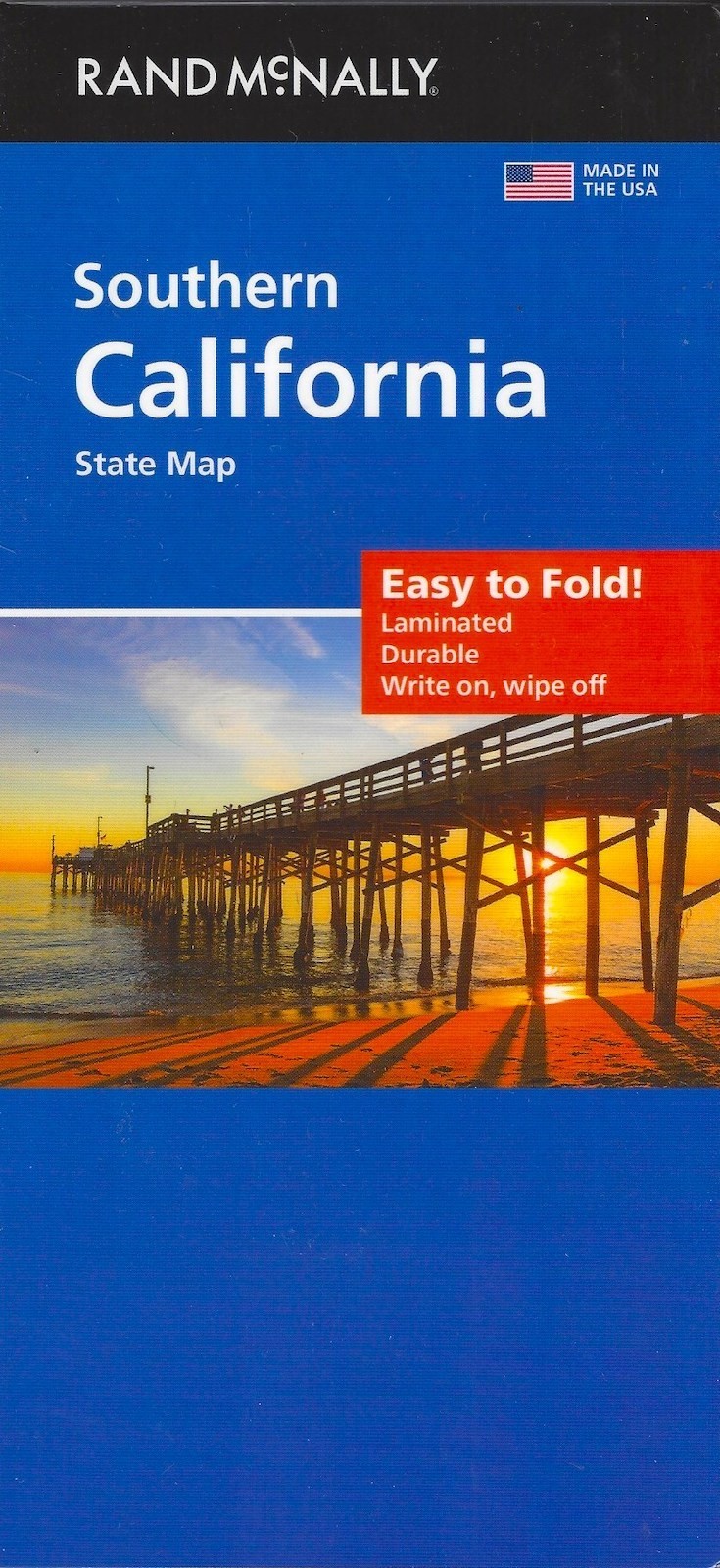 Southern California, Easy-to-Fold, Laminated State Map, Rand McNally (Folded & L