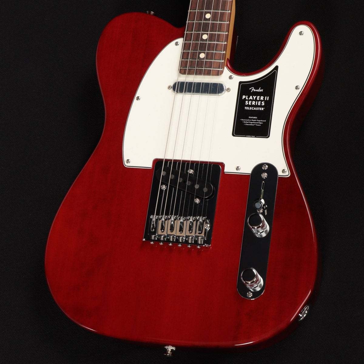 Fender Player II Telecaster Transparent Cherry Chambered Mahogany #GG34f