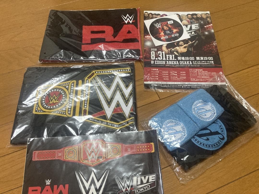 WWE Pro Wrestling AJ Styles Supporter Wristband Towel